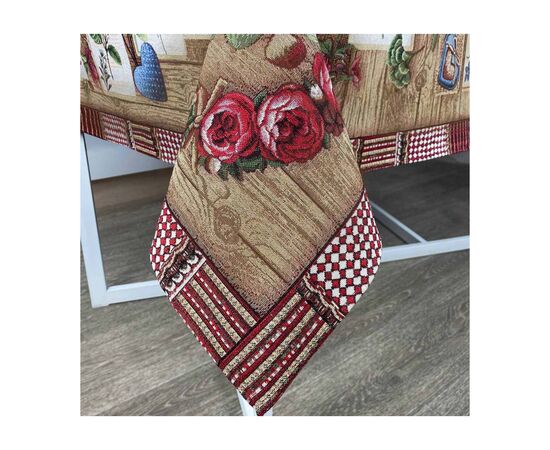 Скатертина Прованс гобеленова Wooden 134х180 см (4823093435988), зображення 3 Скатертина Прованс гобеленова Wooden 134х180 см (4823093435988), зображення 3