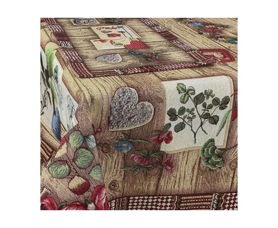 Скатерть Прованс гобеленовая Wooden 134х240 см (4823093435995), изображение 2 Скатерть Прованс гобеленовая Wooden 134х240 см (4823093435995), изображение 2