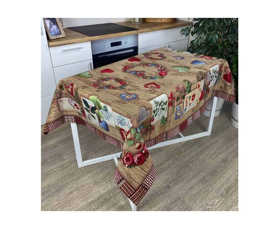 Скатерть Прованс гобеленовая Wooden 134х240 см (4823093435995), изображение 4 Скатерть Прованс гобеленовая Wooden 134х240 см (4823093435995), изображение 4