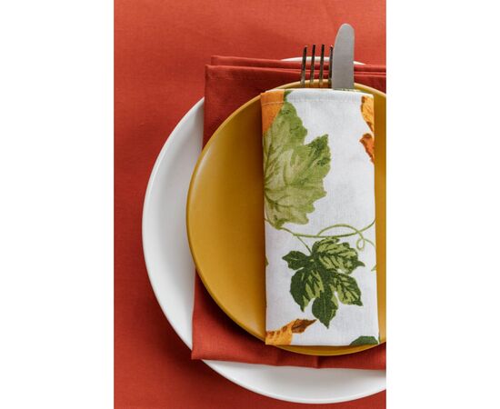 Скатерть Прованс Тыквенная 132х220 см (4823093449343), изображение 3