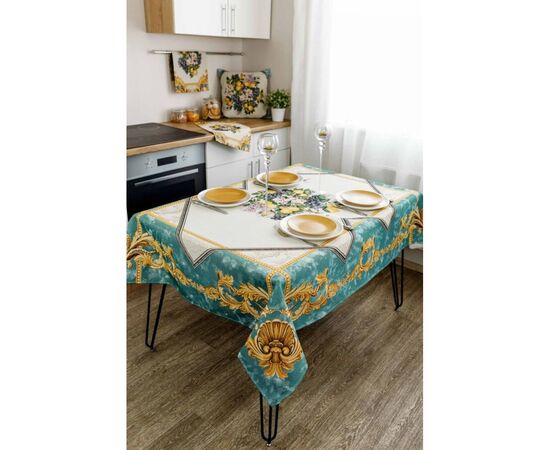 Скатерть Прованс гобеленовая Verna 135х180 см (4823093447240), изображение 3 Скатерть Прованс гобеленовая Verna 135х180 см (4823093447240), изображение 3
