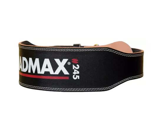 Атлетичний пояс MadMax MFB-245 Full leather шкіряний Black S (MFB-245_S)