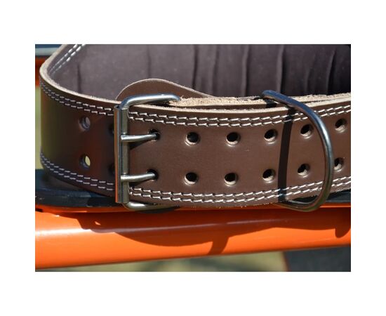 Атлетический пояс MadMax MFB-246 Full leather шкіряний Chocolate Brown L (MFB-246_L), изображение 4 Атлетический пояс MadMax MFB-246 Full leather шкіряний Chocolate Brown L (MFB-246_L), изображение 4