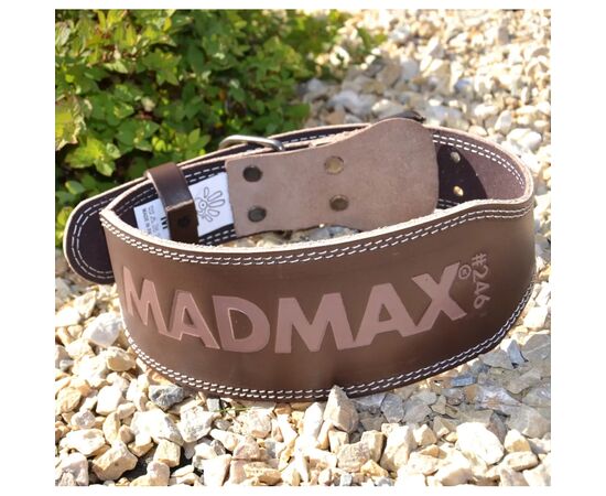 Атлетический пояс MadMax MFB-246 Full leather шкіряний Chocolate Brown S (MFB-246_S), изображение 2 Атлетический пояс MadMax MFB-246 Full leather шкіряний Chocolate Brown S (MFB-246_S), изображение 2