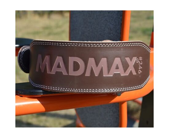 Атлетический пояс MadMax MFB-246 Full leather шкіряний Chocolate Brown S (MFB-246_S), изображение 3 Атлетический пояс MadMax MFB-246 Full leather шкіряний Chocolate Brown S (MFB-246_S), изображение 3