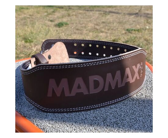 Атлетический пояс MadMax MFB-246 Full leather шкіряний Chocolate Brown S (MFB-246_S), изображение 5 Атлетический пояс MadMax MFB-246 Full leather шкіряний Chocolate Brown S (MFB-246_S), изображение 5