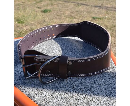 Атлетический пояс MadMax MFB-246 Full leather шкіряний Chocolate Brown S (MFB-246_S), изображение 8 Атлетический пояс MadMax MFB-246 Full leather шкіряний Chocolate Brown S (MFB-246_S), изображение 8