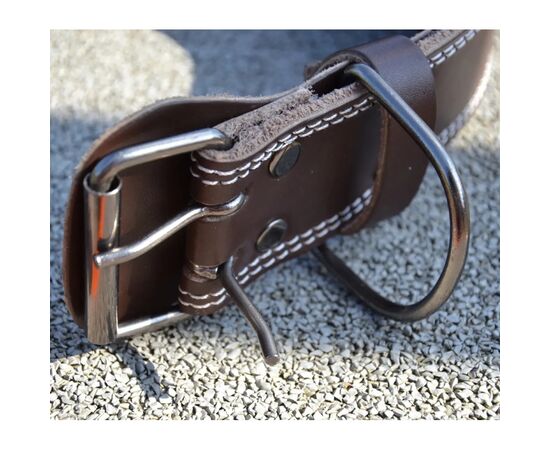 Атлетический пояс MadMax MFB-246 Full leather шкіряний Chocolate Brown S (MFB-246_S), изображение 9 Атлетический пояс MadMax MFB-246 Full leather шкіряний Chocolate Brown S (MFB-246_S), изображение 9