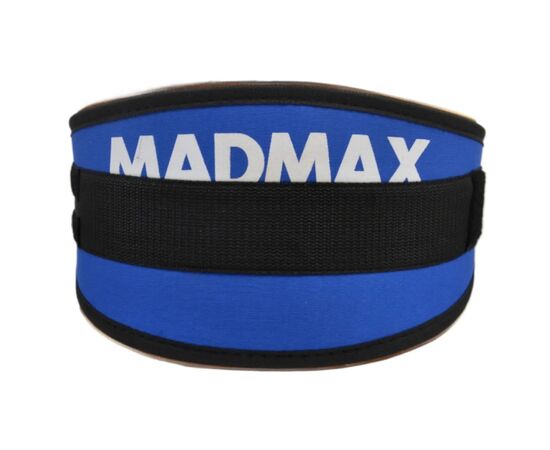 Атлетический пояс MadMax MFB-421 Simply the Best неопреновий Black M (MFB-421-BLU_M), изображение 2 Атлетический пояс MadMax MFB-421 Simply the Best неопреновий Black M (MFB-421-BLU_M), изображение 2
