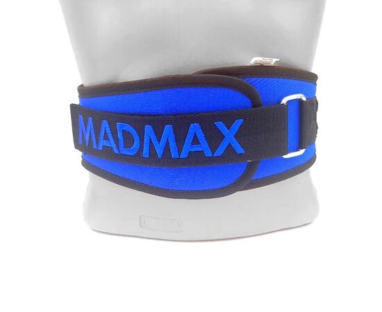 Атлетический пояс MadMax MFB-421 Simply the Best неопреновий Black M (MFB-421-BLU_M), изображение 9 Атлетический пояс MadMax MFB-421 Simply the Best неопреновий Black M (MFB-421-BLU_M), изображение 9
