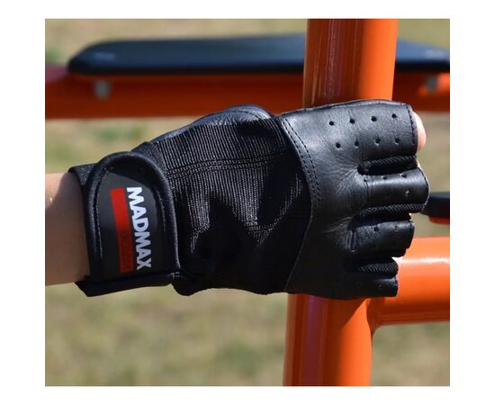 Перчатки для фитнеса MadMax MFG-248 Clasic Exclusive Black S (MFG-248-Black_S), изображение 9 Перчатки для фитнеса MadMax MFG-248 Clasic Exclusive Black S (MFG-248-Black_S), изображение 9