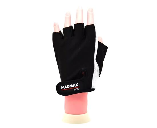 Перчатки для фитнеса MadMax MFG-250 Basic Whihe XXL (MFG-250_XXL), изображение 2 Перчатки для фитнеса MadMax MFG-250 Basic Whihe XXL (MFG-250_XXL), изображение 2