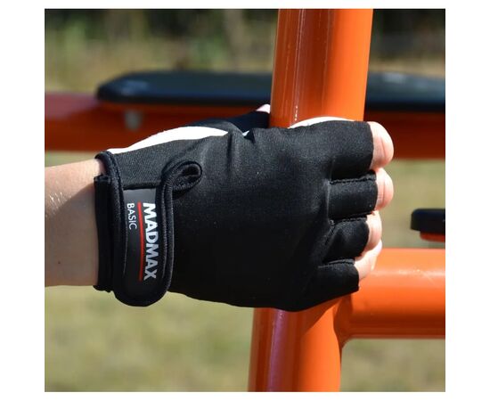 Перчатки для фитнеса MadMax MFG-250 Basic Whihe XXL (MFG-250_XXL), изображение 6 Перчатки для фитнеса MadMax MFG-250 Basic Whihe XXL (MFG-250_XXL), изображение 6