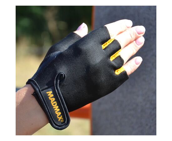 Перчатки для фитнеса MadMax MFG-251 Rainbow Orange L (MFG-251-ORG_L), изображение 5 Перчатки для фитнеса MadMax MFG-251 Rainbow Orange L (MFG-251-ORG_L), изображение 5