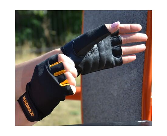 Перчатки для фитнеса MadMax MFG-251 Rainbow Orange L (MFG-251-ORG_L), изображение 8 Перчатки для фитнеса MadMax MFG-251 Rainbow Orange L (MFG-251-ORG_L), изображение 8