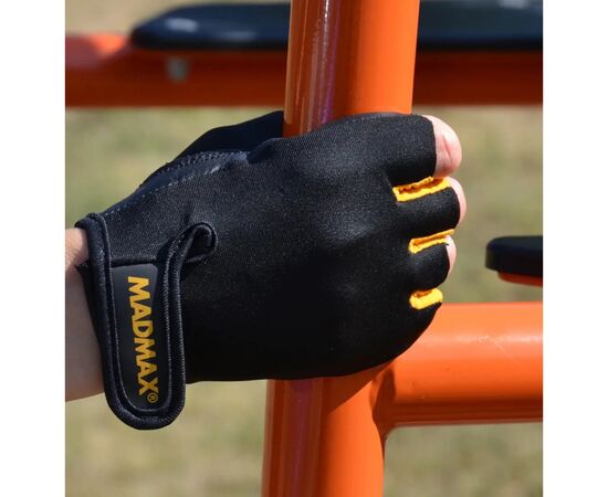Перчатки для фитнеса MadMax MFG-251 Rainbow Orange L (MFG-251-ORG_L), изображение 9 Перчатки для фитнеса MadMax MFG-251 Rainbow Orange L (MFG-251-ORG_L), изображение 9