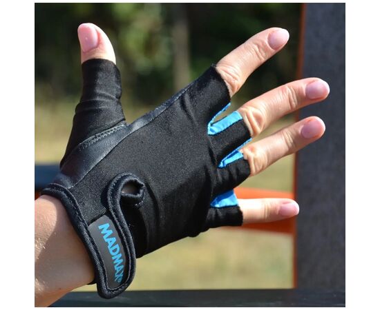 Перчатки для фитнеса MadMax MFG-251 Rainbow Turquoise S (MFG-251-TRQ_S), изображение 10