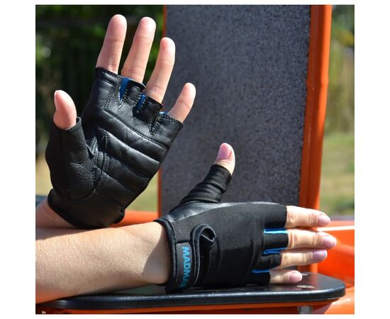 Перчатки для фитнеса MadMax MFG-251 Rainbow Turquoise S (MFG-251-TRQ_S), изображение 6