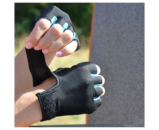 Перчатки для фитнеса MadMax MFG-251 Rainbow Turquoise S (MFG-251-TRQ_S), изображение 7