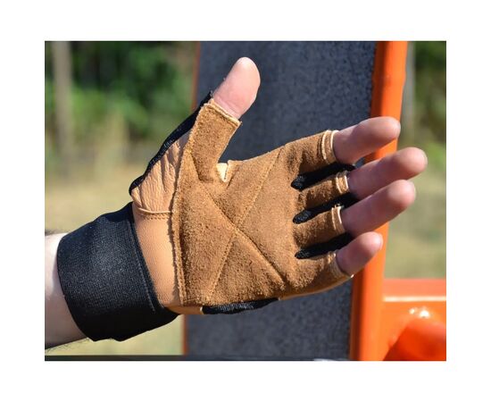 Перчатки для фитнеса MadMax MFG-269 Professional Brown L (MFG-269-Brown_L), изображение 4 Перчатки для фитнеса MadMax MFG-269 Professional Brown L (MFG-269-Brown_L), изображение 4