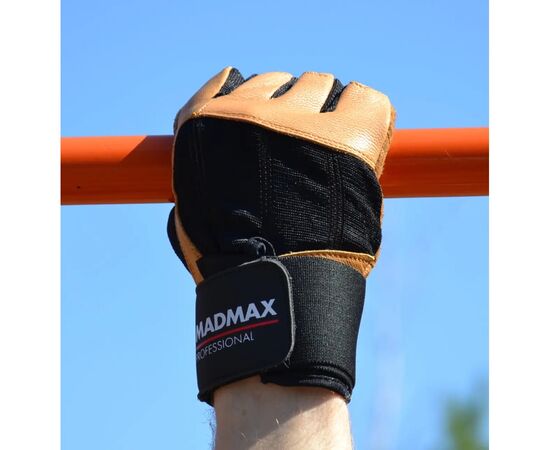 Перчатки для фитнеса MadMax MFG-269 Professional Brown M (MFG-269-Brown_M), изображение 9 Перчатки для фитнеса MadMax MFG-269 Professional Brown M (MFG-269-Brown_M), изображение 9
