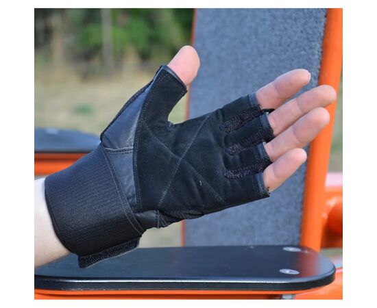 Рукавички для фітнесу MadMax MFG-269 Professional Exclusive Black M (MFG-269-Black_M), зображення 3