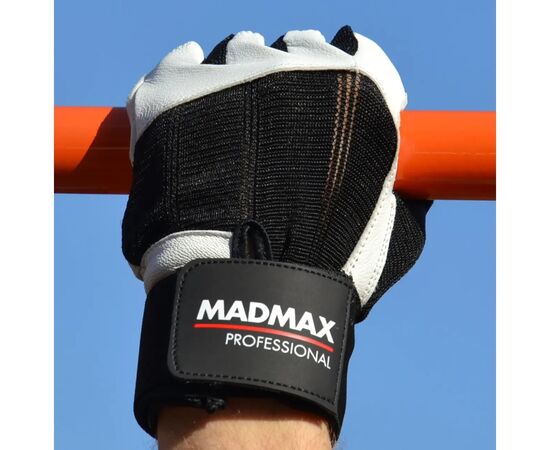 Перчатки для фитнеса MadMax MFG-269 Professional White L (MFG-269-White_L), изображение 9 Перчатки для фитнеса MadMax MFG-269 Professional White L (MFG-269-White_L), изображение 9