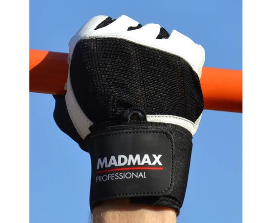Перчатки для фитнеса MadMax MFG-269 Professional White M (MFG-269-White_M), изображение 10
