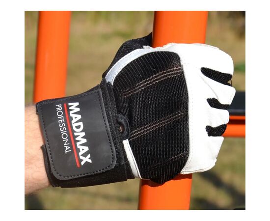 Перчатки для фитнеса MadMax MFG-269 Professional White M (MFG-269-White_M), изображение 5