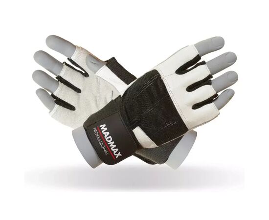 Перчатки для фитнеса MadMax MFG-269 Professional White S (MFG-269-White_S)