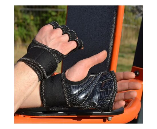 Перчатки для фитнеса MadMax MFG-303 MAXGRIP Neoprene Wraps Black/Grey L/XL (MFA-303_L/XL), изображение 4 Перчатки для фитнеса MadMax MFG-303 MAXGRIP Neoprene Wraps Black/Grey L/XL (MFA-303_L/XL), изображение 4