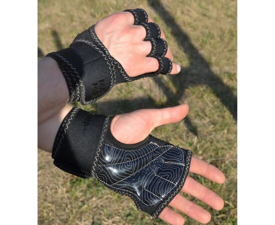 Перчатки для фитнеса MadMax MFG-303 MAXGRIP Neoprene Wraps Black/Grey L/XL (MFA-303_L/XL), изображение 6 Перчатки для фитнеса MadMax MFG-303 MAXGRIP Neoprene Wraps Black/Grey L/XL (MFA-303_L/XL), изображение 6