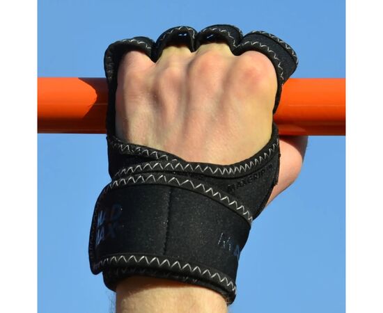 Перчатки для фитнеса MadMax MFG-303 MAXGRIP Neoprene Wraps Black/Grey L/XL (MFA-303_L/XL), изображение 8 Перчатки для фитнеса MadMax MFG-303 MAXGRIP Neoprene Wraps Black/Grey L/XL (MFA-303_L/XL), изображение 8