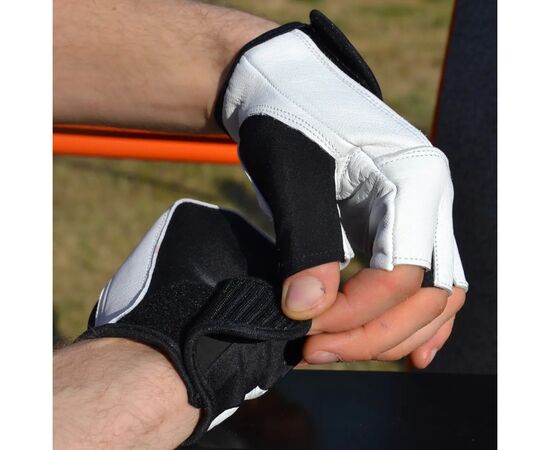 Перчатки для фитнеса MadMax MFG-444 Fitness White M (MFG-444-White_M), изображение 8