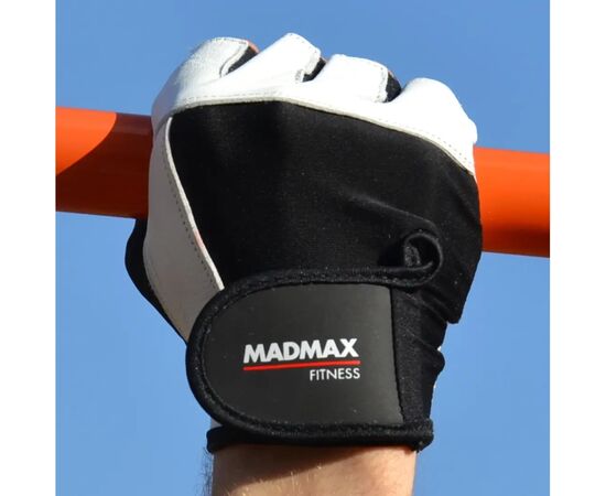 Перчатки для фитнеса MadMax MFG-444 Fitness White S (MFG-444-White_S), изображение 9 Перчатки для фитнеса MadMax MFG-444 Fitness White S (MFG-444-White_S), изображение 9