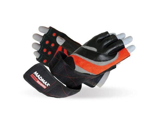 Перчатки для фитнеса MadMax MFG-568 Extreme 2nd edition Black/Red XL (MFG-568_XL)