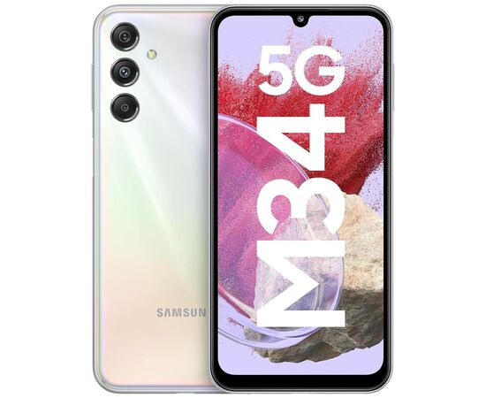 Мобильный телефон Samsung Galaxy M34 5G 8/128GB Silver (SM-M346BZSGSEK)