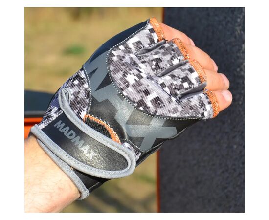 Перчатки для фитнеса MadMax MFG-831 Mti 83.1 Grey/Digital Camo L (MFG-831_L), изображение 2 Перчатки для фитнеса MadMax MFG-831 Mti 83.1 Grey/Digital Camo L (MFG-831_L), изображение 2