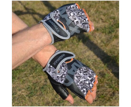 Перчатки для фитнеса MadMax MFG-831 Mti 83.1 Grey/Digital Camo L (MFG-831_L), изображение 6 Перчатки для фитнеса MadMax MFG-831 Mti 83.1 Grey/Digital Camo L (MFG-831_L), изображение 6