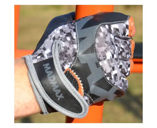 Перчатки для фитнеса MadMax MFG-831 Mti 83.1 Grey/Digital Camo S (MFG-831_S), изображение 5 Перчатки для фитнеса MadMax MFG-831 Mti 83.1 Grey/Digital Camo S (MFG-831_S), изображение 5