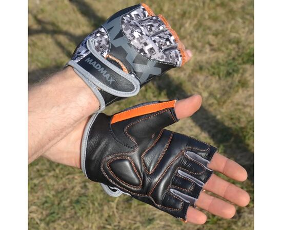 Перчатки для фитнеса MadMax MFG-831 Mti 83.1 Grey/Digital Camo S (MFG-831_S), изображение 7 Перчатки для фитнеса MadMax MFG-831 Mti 83.1 Grey/Digital Camo S (MFG-831_S), изображение 7