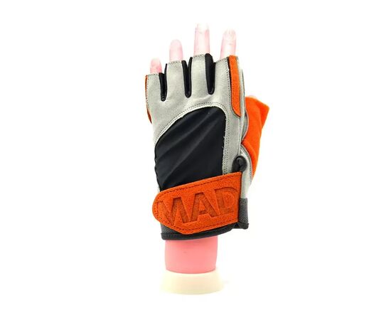 Рукавички для фітнесу MadMax MFG-850 Crazy Grey/Orange M (MFG-850_M), зображення 2