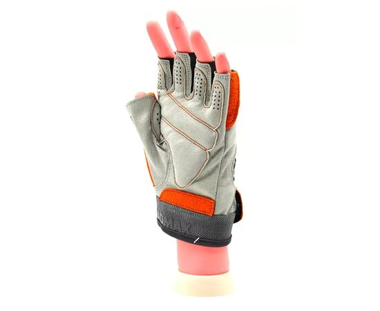 Рукавички для фітнесу MadMax MFG-850 Crazy Grey/Orange S (MFG-850_S), зображення 3 Рукавички для фітнесу MadMax MFG-850 Crazy Grey/Orange S (MFG-850_S), зображення 3
