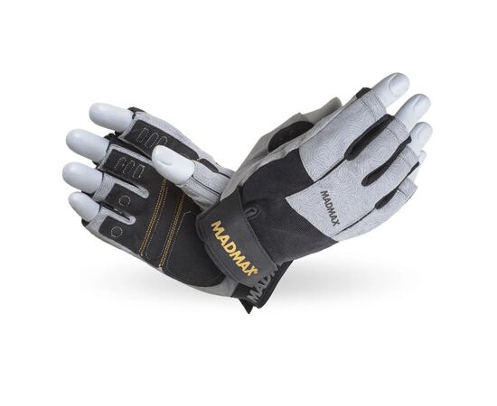 Рукавички для фітнесу MadMax MFG-871 Damasteel Grey/Black L (MFG-871_L)