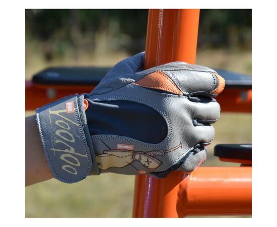 Перчатки для фитнеса MadMax MFG-921 Voodoo Light Grey/Orange M (MFG-921-ORG_M), изображение 8 Перчатки для фитнеса MadMax MFG-921 Voodoo Light Grey/Orange M (MFG-921-ORG_M), изображение 8