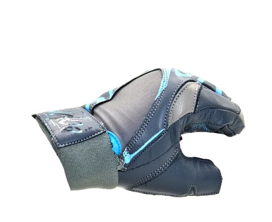 Перчатки для фитнеса MadMax MFG-921 Voodoo Mid Grey/Light blue M (MFG-921-BLU_M), изображение 2 Перчатки для фитнеса MadMax MFG-921 Voodoo Mid Grey/Light blue M (MFG-921-BLU_M), изображение 2