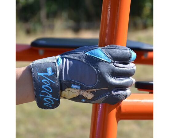 Перчатки для фитнеса MadMax MFG-921 Voodoo Mid Grey/Light blue M (MFG-921-BLU_M), изображение 7 Перчатки для фитнеса MadMax MFG-921 Voodoo Mid Grey/Light blue M (MFG-921-BLU_M), изображение 7