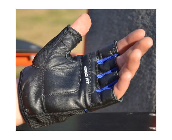 Перчатки для фитнеса PowerPlay 9058 Thunder чорно-сині S (PP_9058_S_Thunder), изображение 3 Перчатки для фитнеса PowerPlay 9058 Thunder чорно-сині S (PP_9058_S_Thunder), изображение 3