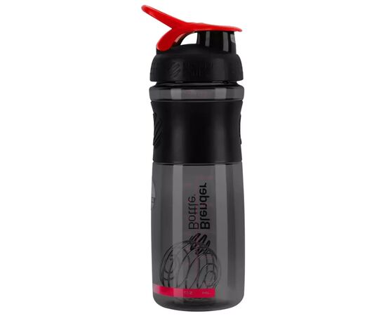 Шейкер спортивный BlenderBottle SportMixer Flip 28oz/820ml Black/Red (SM 28oz Black/Red), изображение 3 Шейкер спортивный BlenderBottle SportMixer Flip 28oz/820ml Black/Red (SM 28oz Black/Red), изображение 3
