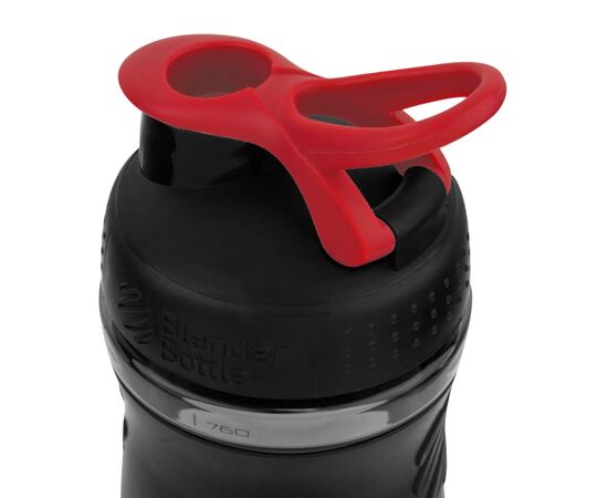 Шейкер спортивный BlenderBottle SportMixer Flip 28oz/820ml Black/Red (SM 28oz Black/Red), изображение 5 Шейкер спортивный BlenderBottle SportMixer Flip 28oz/820ml Black/Red (SM 28oz Black/Red), изображение 5